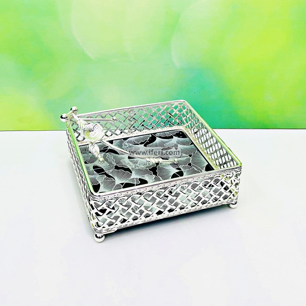 7 Inch Metal Decorative Tissue Holder DL6872