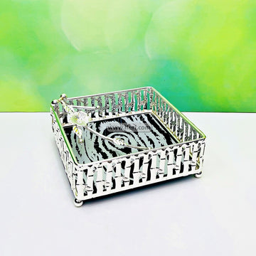 7 Inch Metal Decorative Tissue Holder DL6873