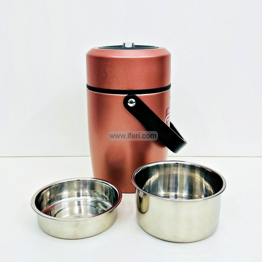 2 Layer Stainless Steel Airtight Lunch Carrier, Tiffin Carrier RY2878
