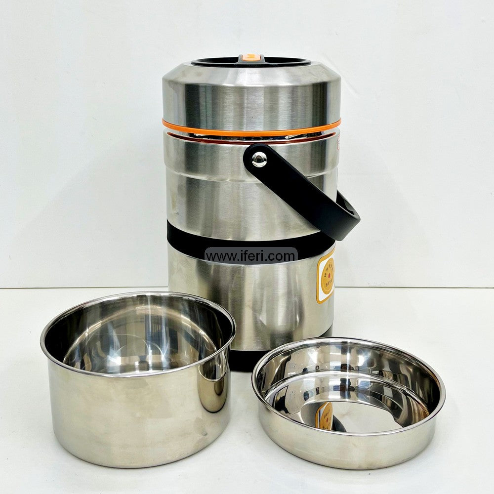 2 Layer Stainless Steel Airtight Lunch Carrier, Tiffin Carrier RY2879