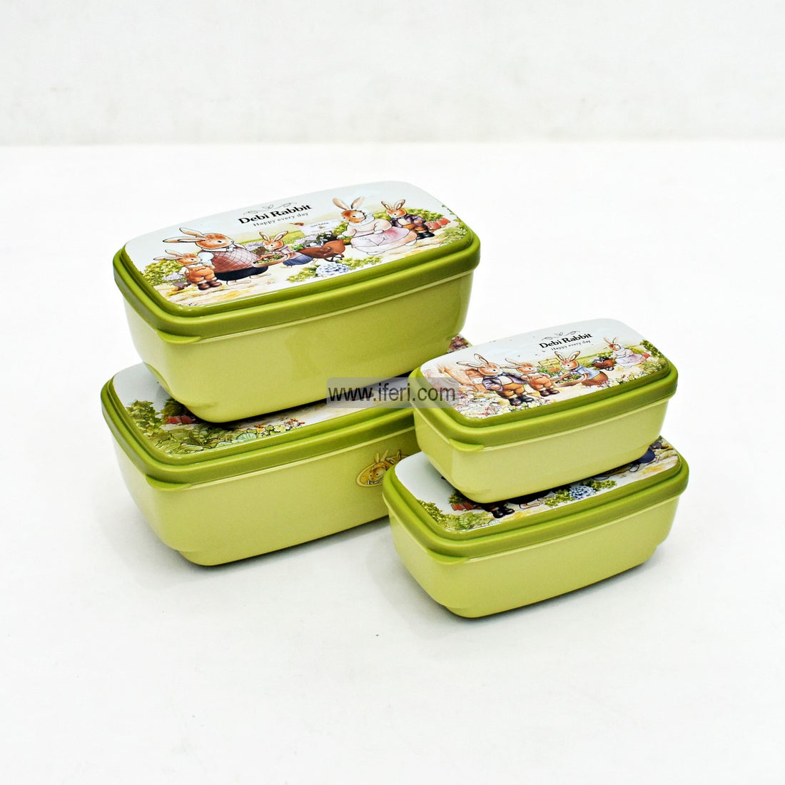 4 Pcs School Tiffin Box Food Container Set Price in Bangladesh