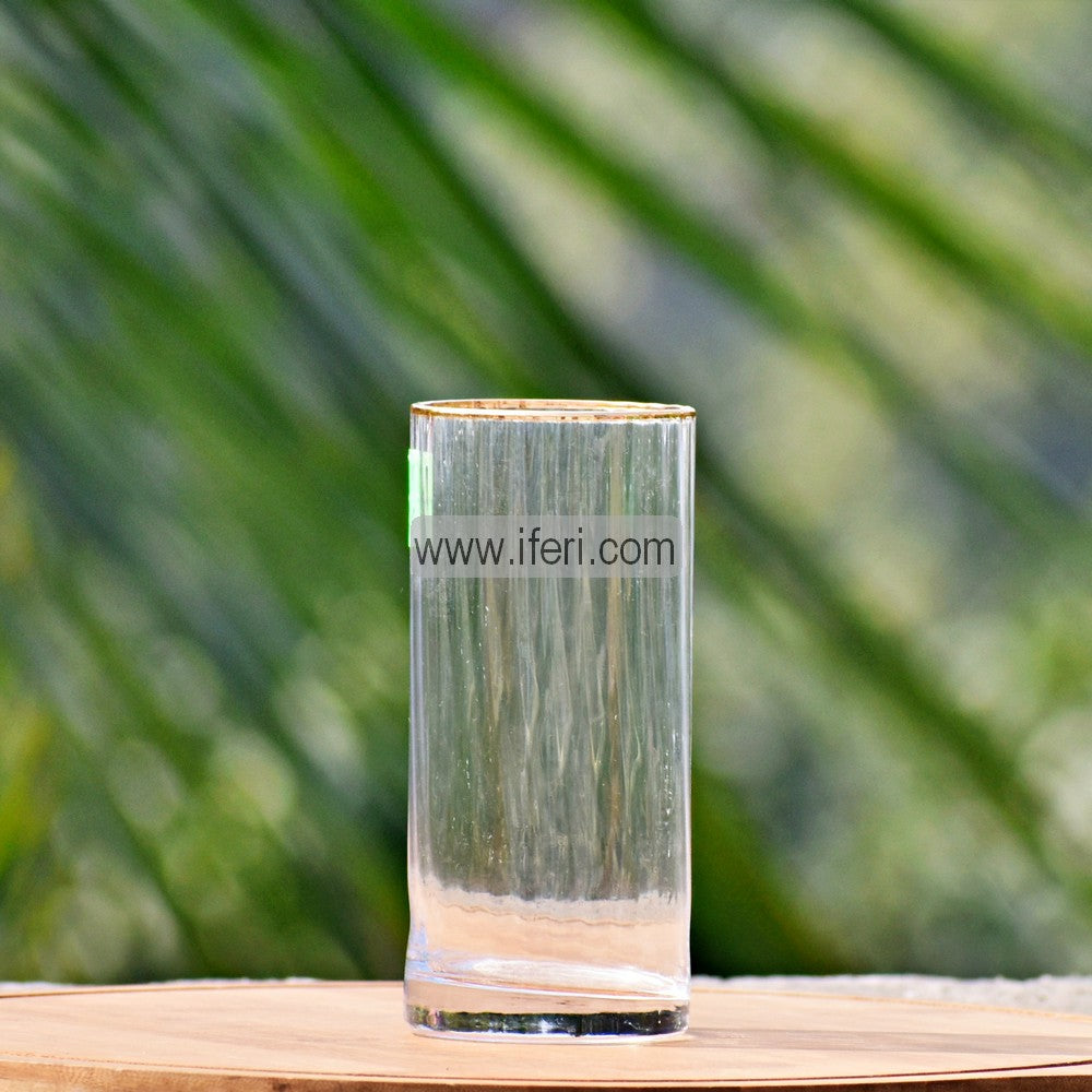 6 Pcs Gold Rim Water Glass Set FT0035 (সেল)