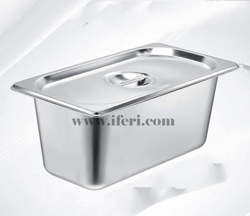 12.5 inch 1/3 Stainless Steel Deep 4 inch food Pan EB1/3-4