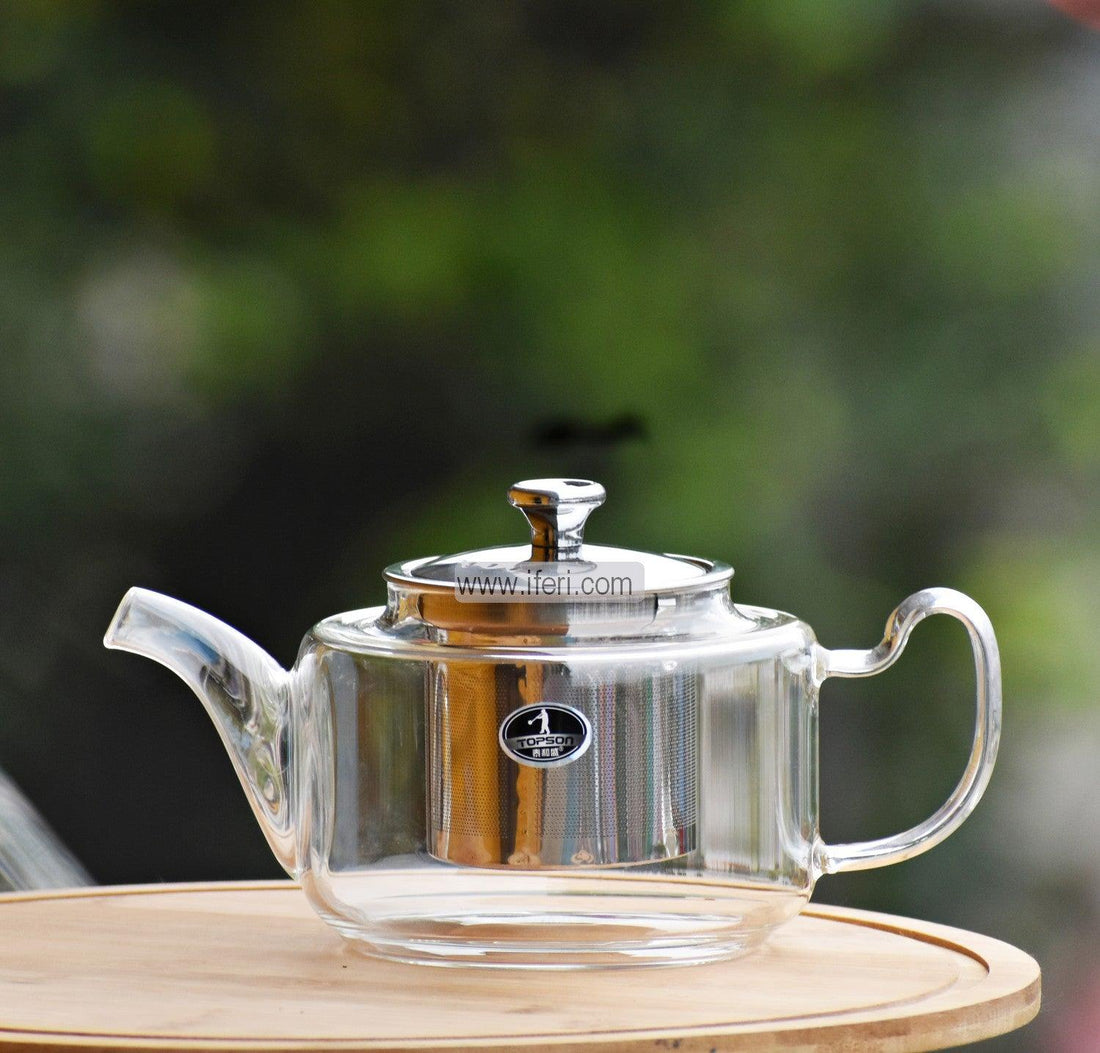 720 ML Tempered Glass Tea Pot with Infuser EB6088 Price in Bangladesh - iferi.com