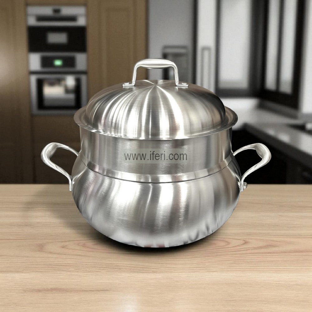 24cm High Quality Stainless Steel Belly Shape Cookware with Food Steam ...