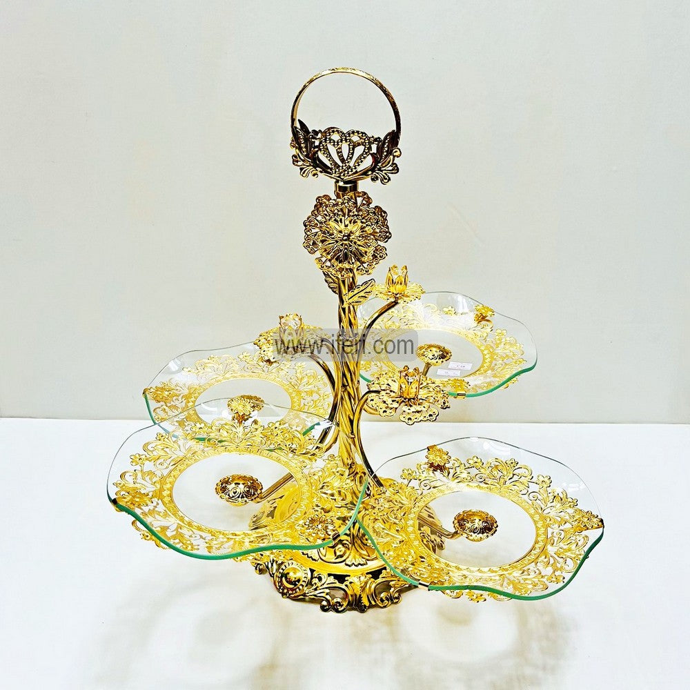 4 Tier Cake, Dessert, Appetizer Serving Platter / Stand HR1919