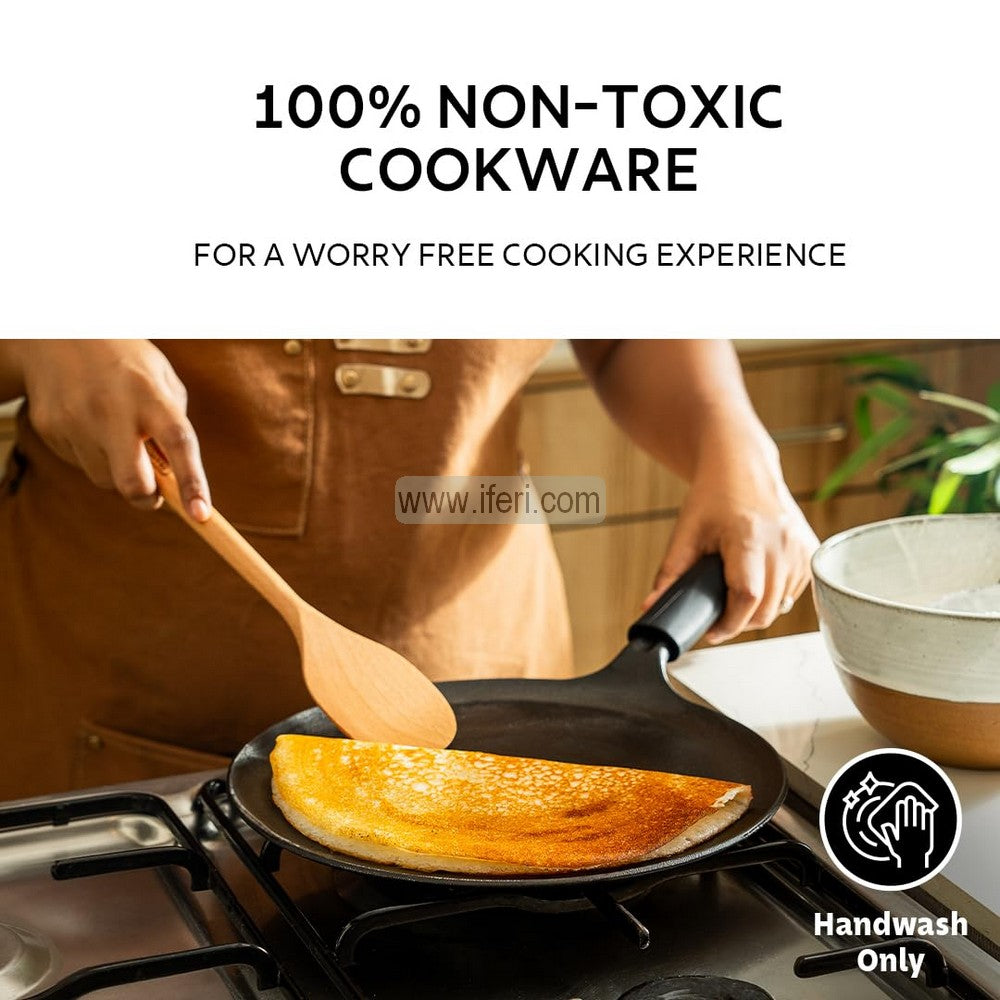 28cm Tramontina Titanex Cast Iron Flat Tawa, Dosa Tawa ALM6920