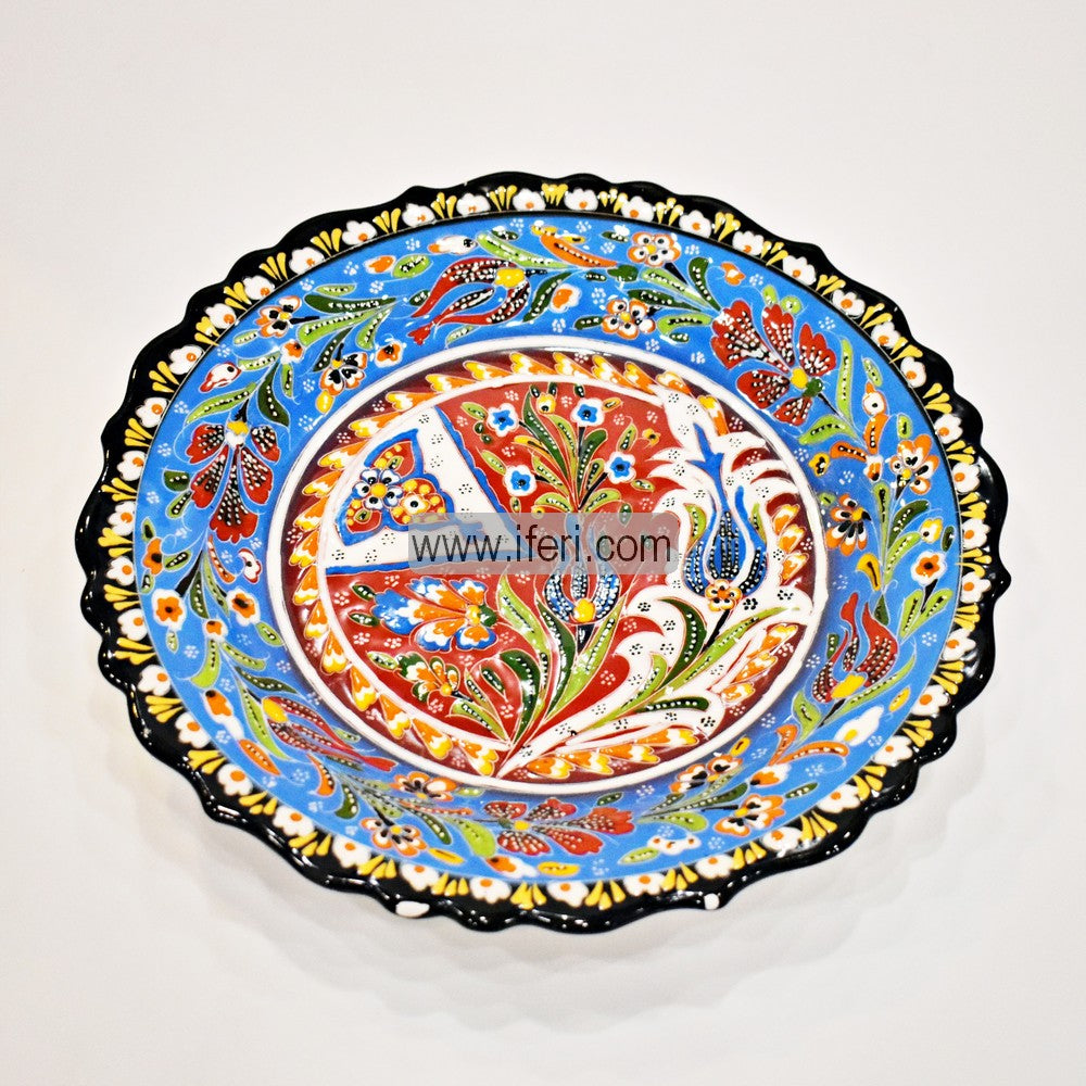 12 Inch Turkish Hand Printed Ceramic Serving Plate / Dish GA7822