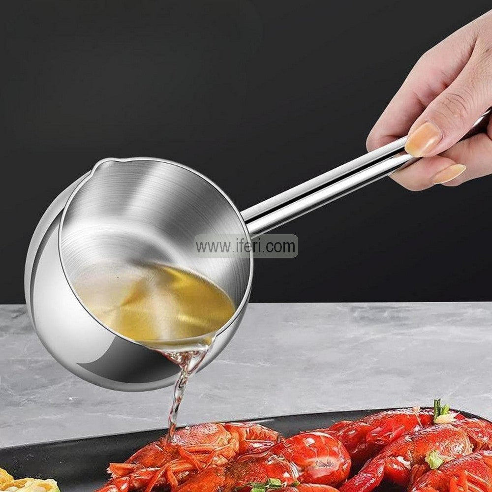 1200ml Stainless Steel Milk Pan / Milk Warmer with Long Handle ALM6947