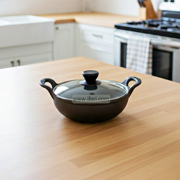 20cm Cast Iron Cookware / Karai with Lid ALM6977