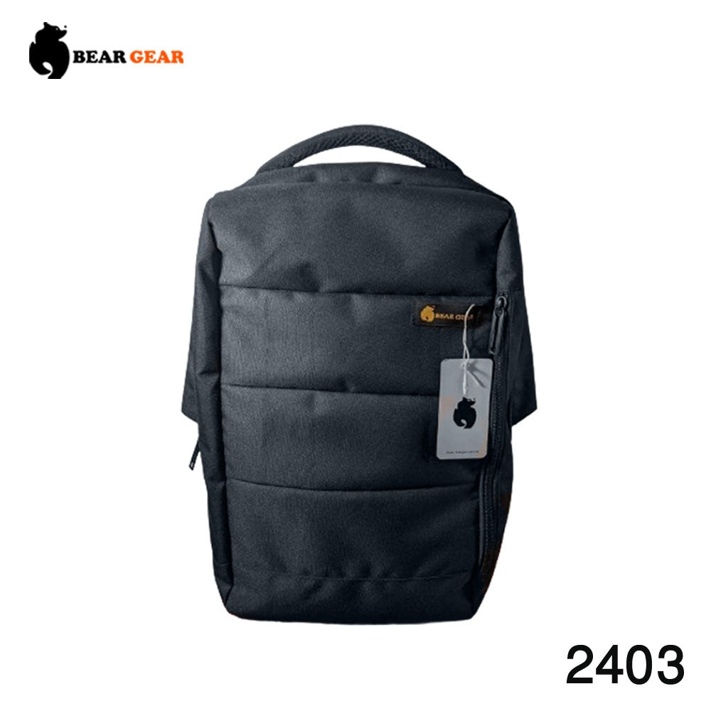 Bear Gear laptop backpack- BLACK BG-2403