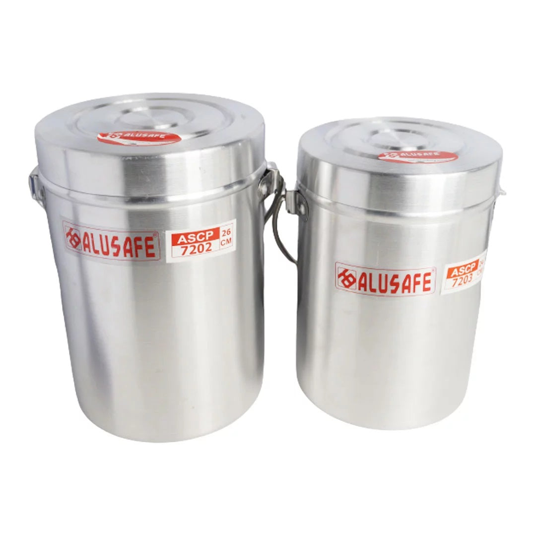 24 cm Alusafe Aluminium Carry Pot With Lid ASCP-7203