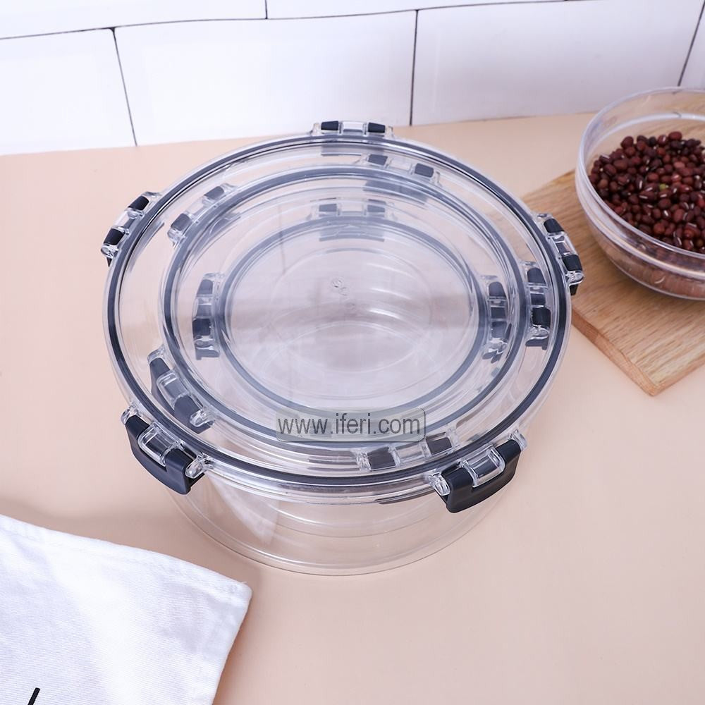3 Pcs Plastic Food Container Set MT567