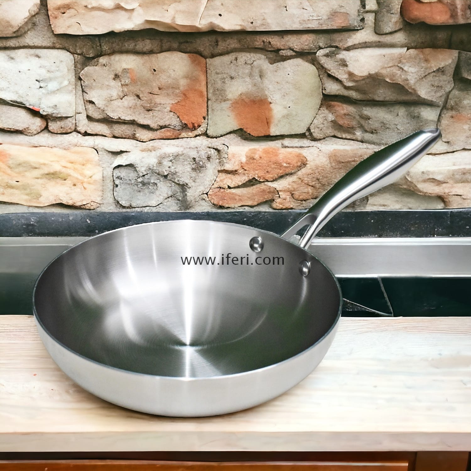 28 cm Stainless Steel Frying Pan DL2630