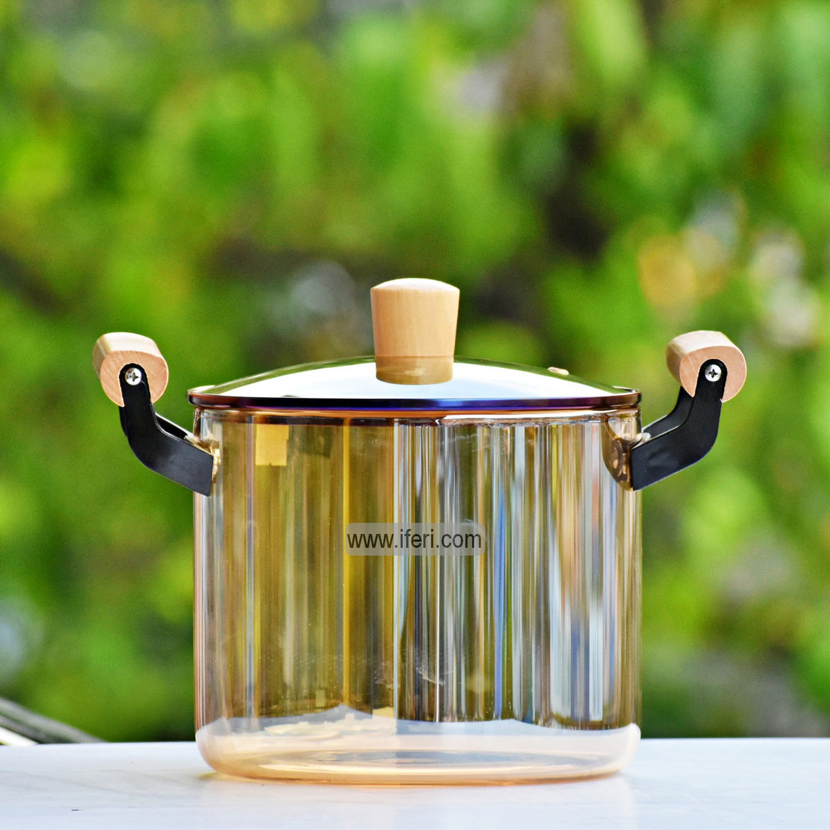 Cwc Glass Cooking Pot Heat Resistant Borosilicate Glass Cooking Pot Online Price in ...
