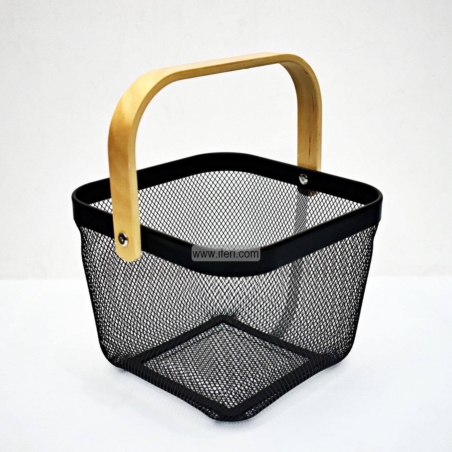9 Inch Metal Fruit Basket, Multifunctional Storage Basket ALP1511