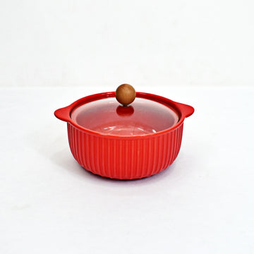 7.5 Inch Ceramic Round Shape Casserole Dish FH1034