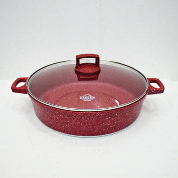 32cm Uakeen Non Stick Granite Coated Cookware with Lid RY0575