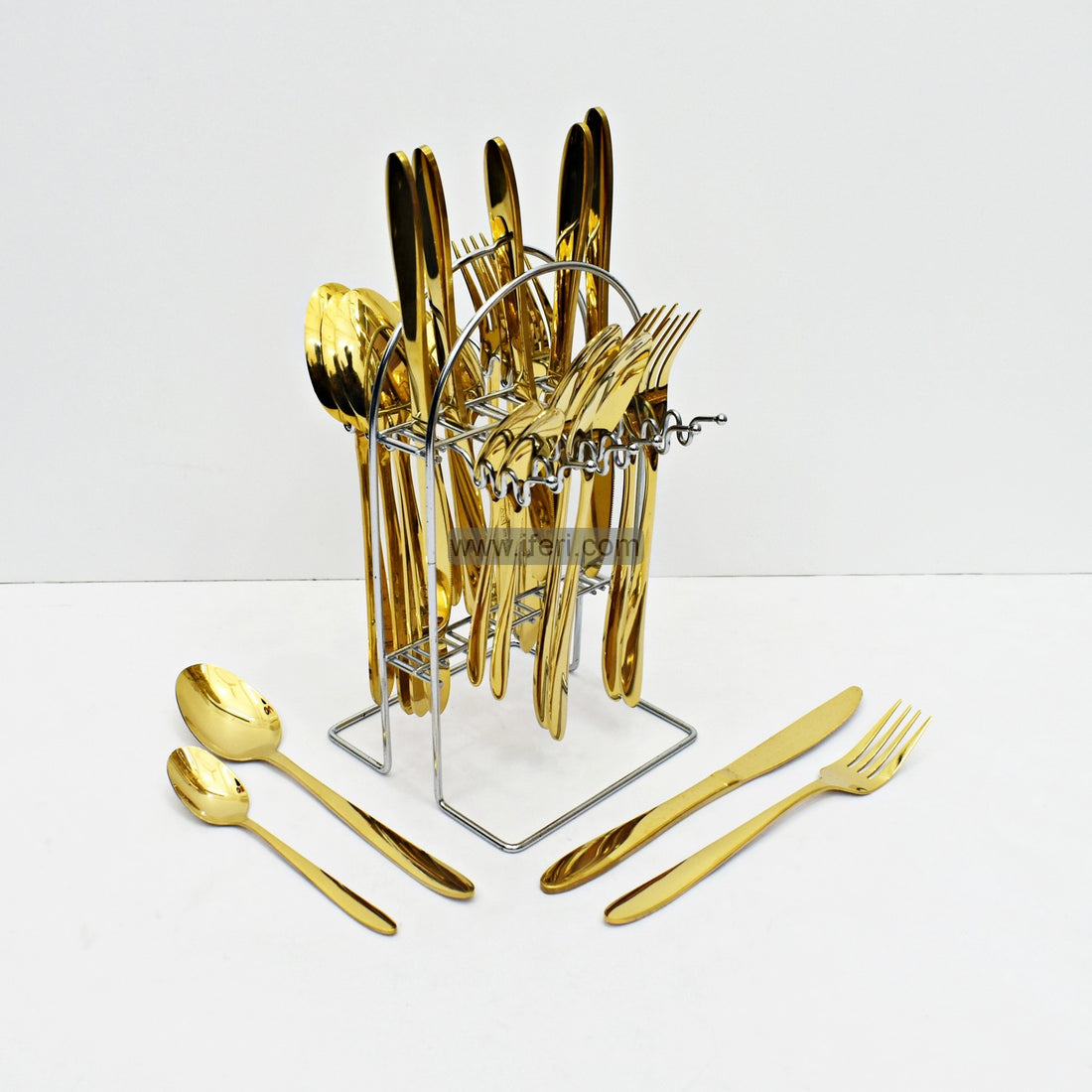 Buy 24 Pcs Stainless Steel Cutlery Set through Online from iferi.com in Bangladesh