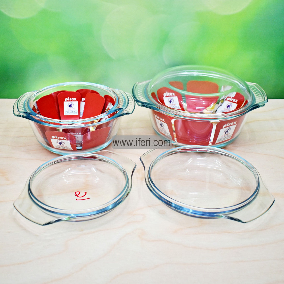Buy Tempered Glass Casserole Set through Online from iferi.com in Bangladesh