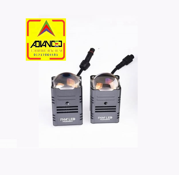 FNM D2 v3 LED Fog Light (2 pieces) (Two Color : White and Yellow)