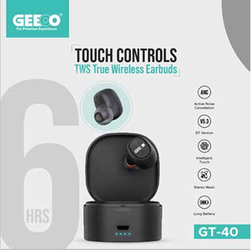 Geeoo True TWS Touch Control ANC Wireless Earbuds GT40 GT2013