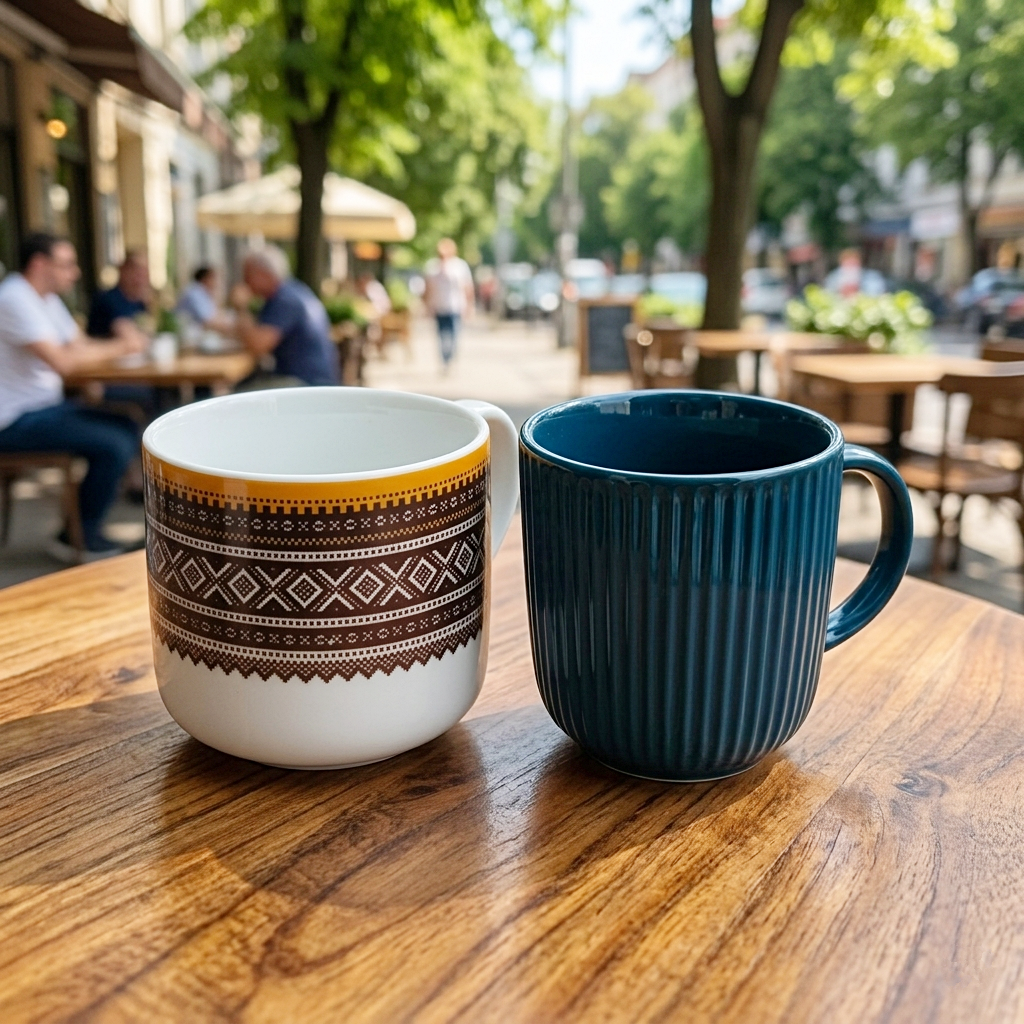 2 Pcs Ceramic Coffee Mug CGA02145 (সেল)