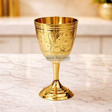 6 Pcs Premium Brass Goblet Water Juice Glass HBT019
