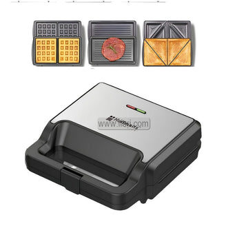 Hoffmans 3 in 1 Waffle, Sandwich & Grill Maker HM-3019