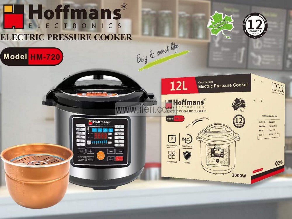 Hoffmans 2000W Multifunctional Electric Pressure Cooker HM-720