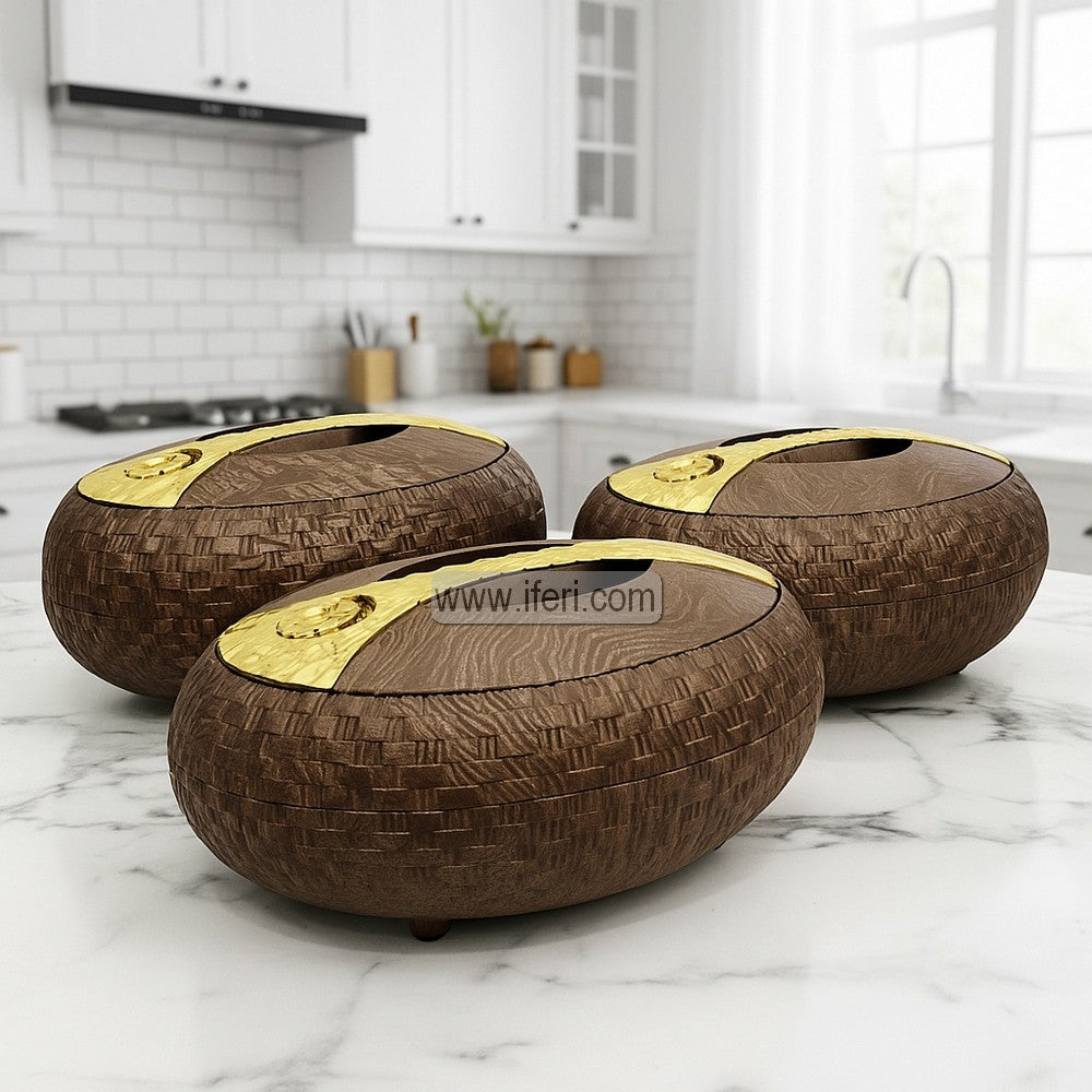 3 Pcs Food Storage Hotpot / Thermoware Casserole Set RY3219