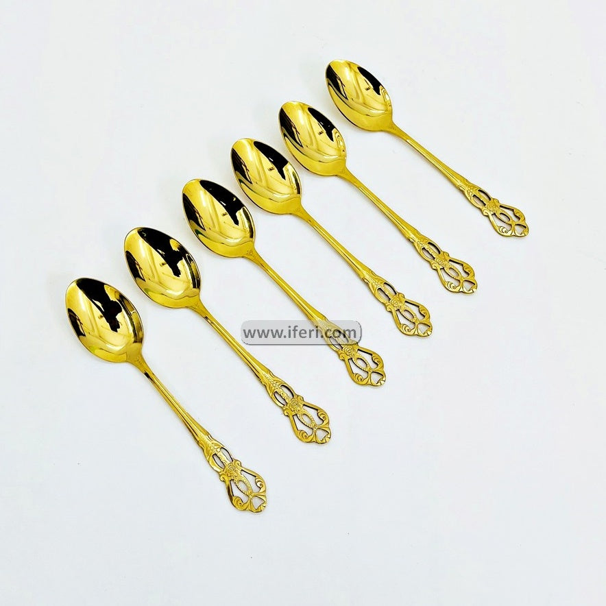 6 Pcs Stainless Steel Tea Spoon Set RY3050