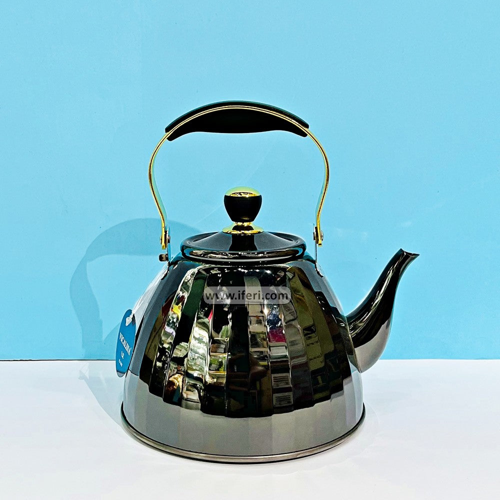 1.5 Liter Stainless Steel Tea Pot, Kettle UNQ0392