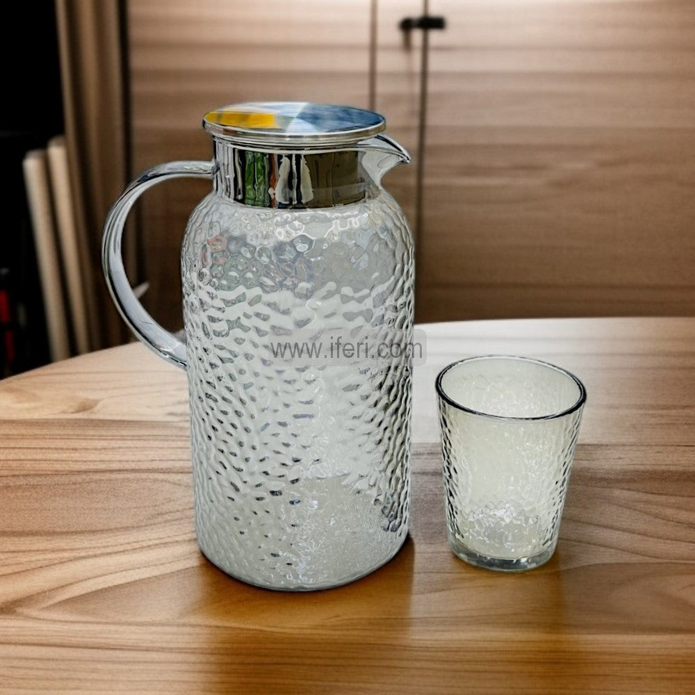 7 Pcs Glass Water Juice jug & Glass Set SGR0105