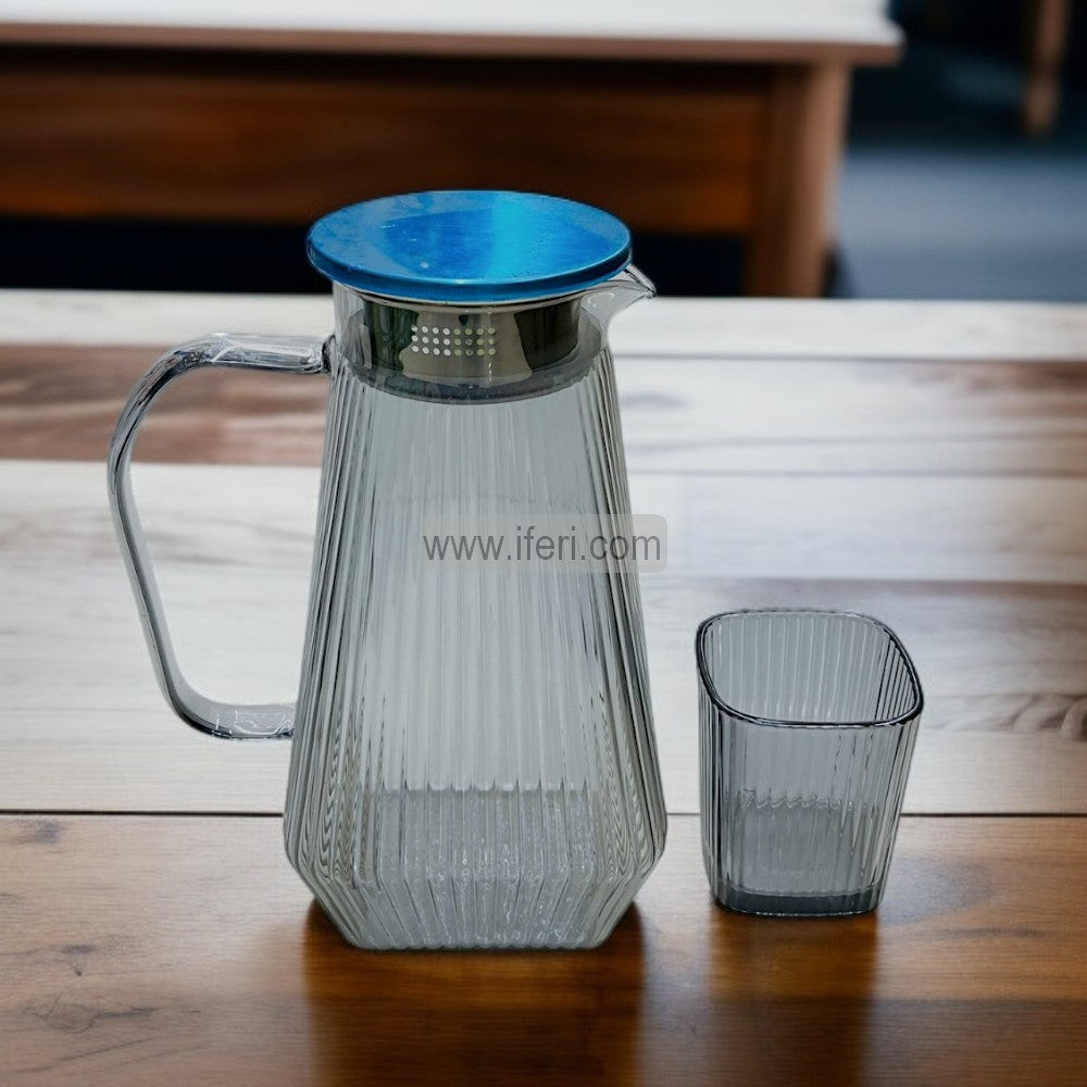 7 Pcs Glass Water Juice jug & Glass Set SGR0109