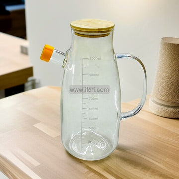1000ml Borosilicate Glass Oil Vinegar Jar / Pot SGR0160