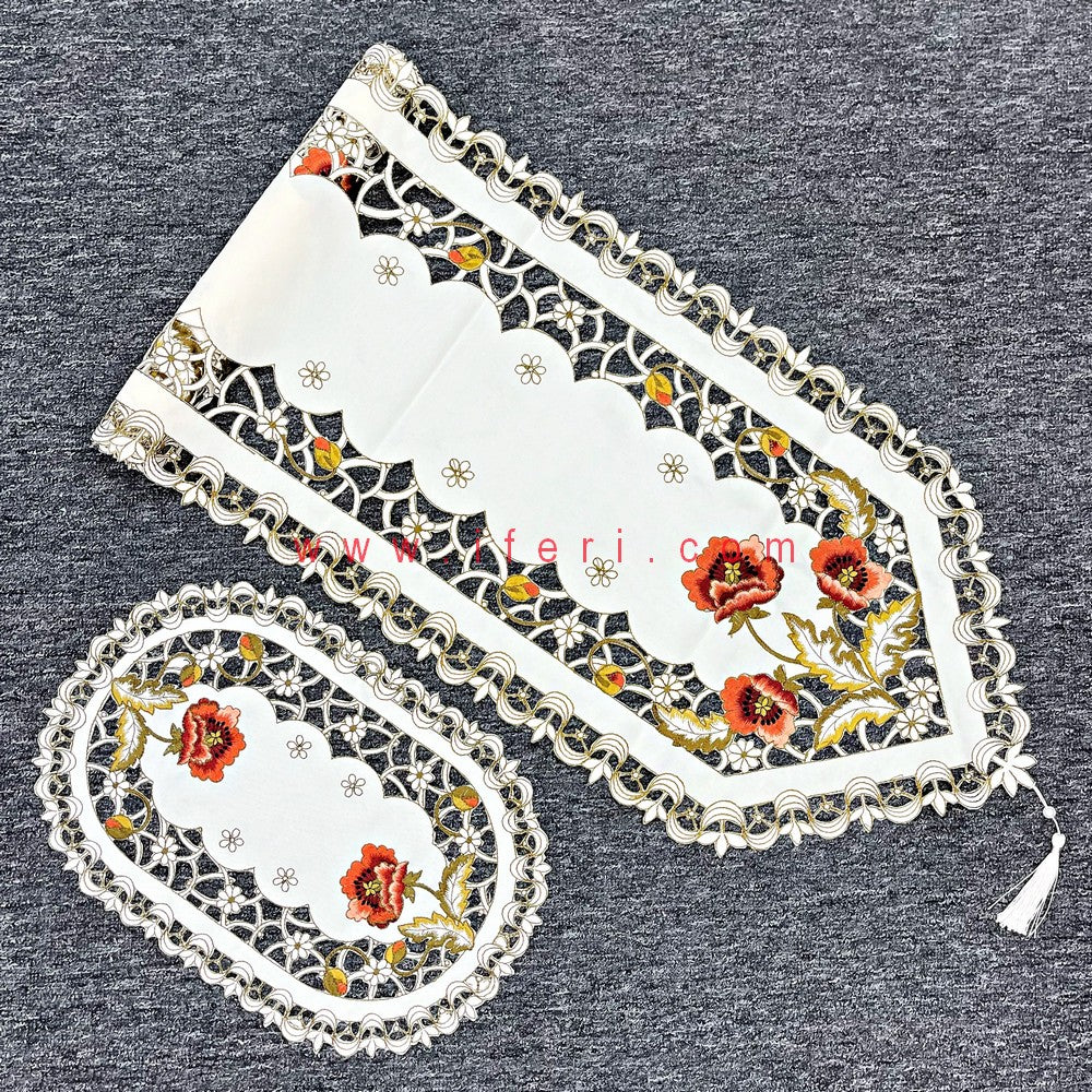 7 pcs Placemat & Runner Set RJ3334