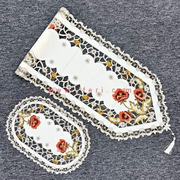 7 pcs Placemat & Runner Set RJ3334