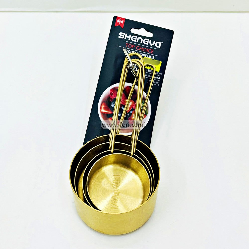 4 Pcs Stainless Steel Measuring Cup Set MT383