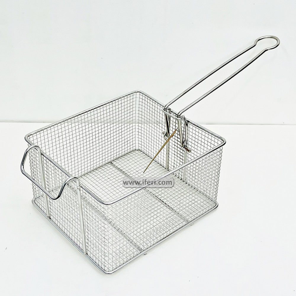 9 Inch Stainless Steel Frying Basket, French Fry, Chips Basket MT486