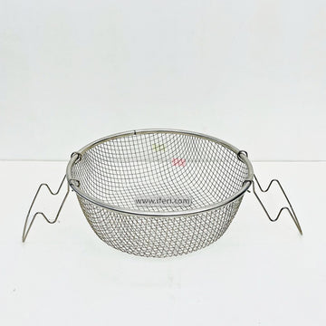 9 Inch Stainless Steel Frying Basket, French Fry, Chips Basket MT489