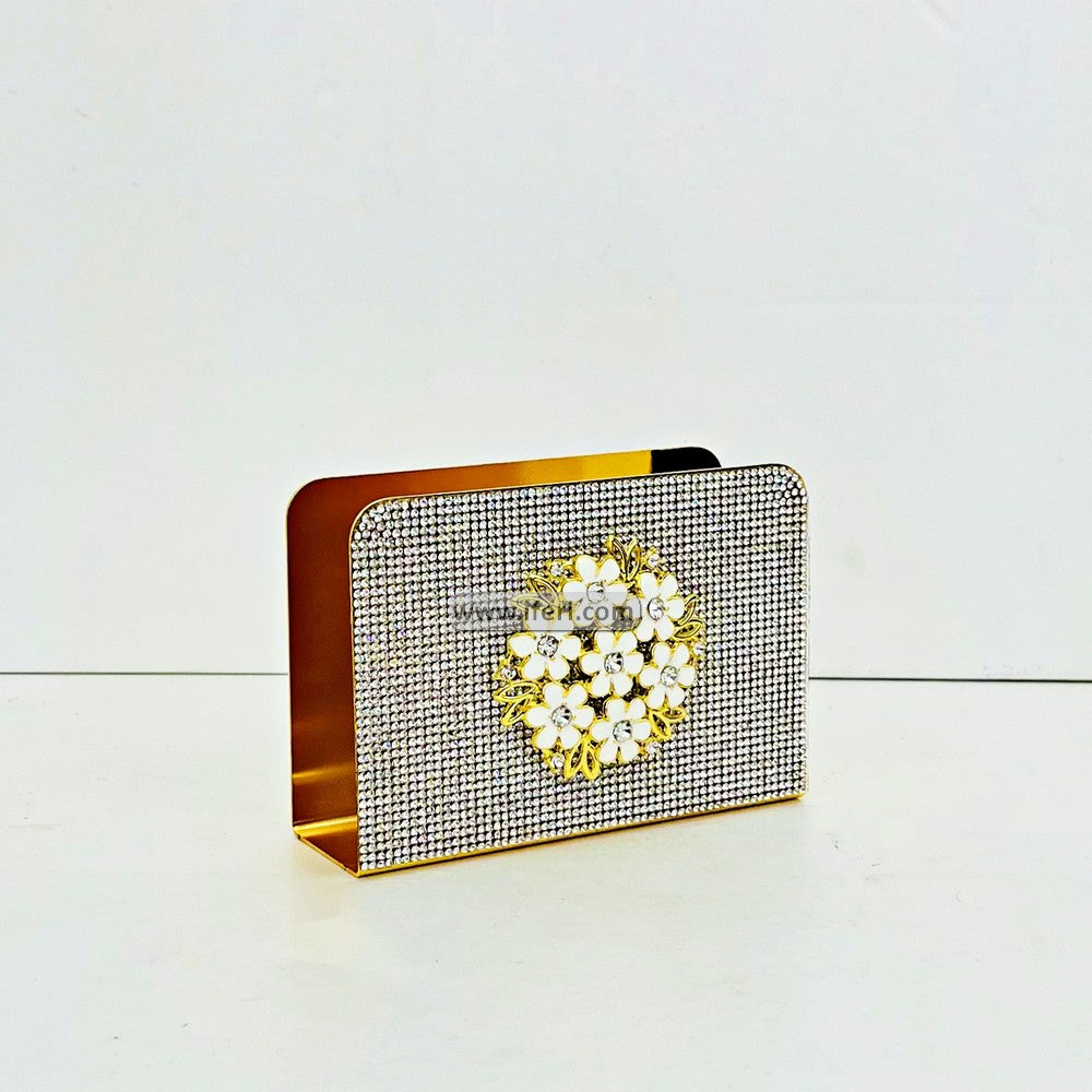 5 Inch Metal Decorative Napkin Tissue Holder ARF007