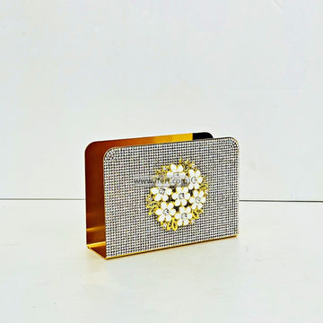 5 Inch Metal Decorative Napkin Tissue Holder ARF007