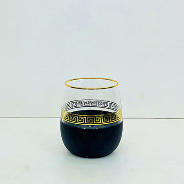 6 Pcs Exclusive Golden Rim Water Juice Glass Set ARF022