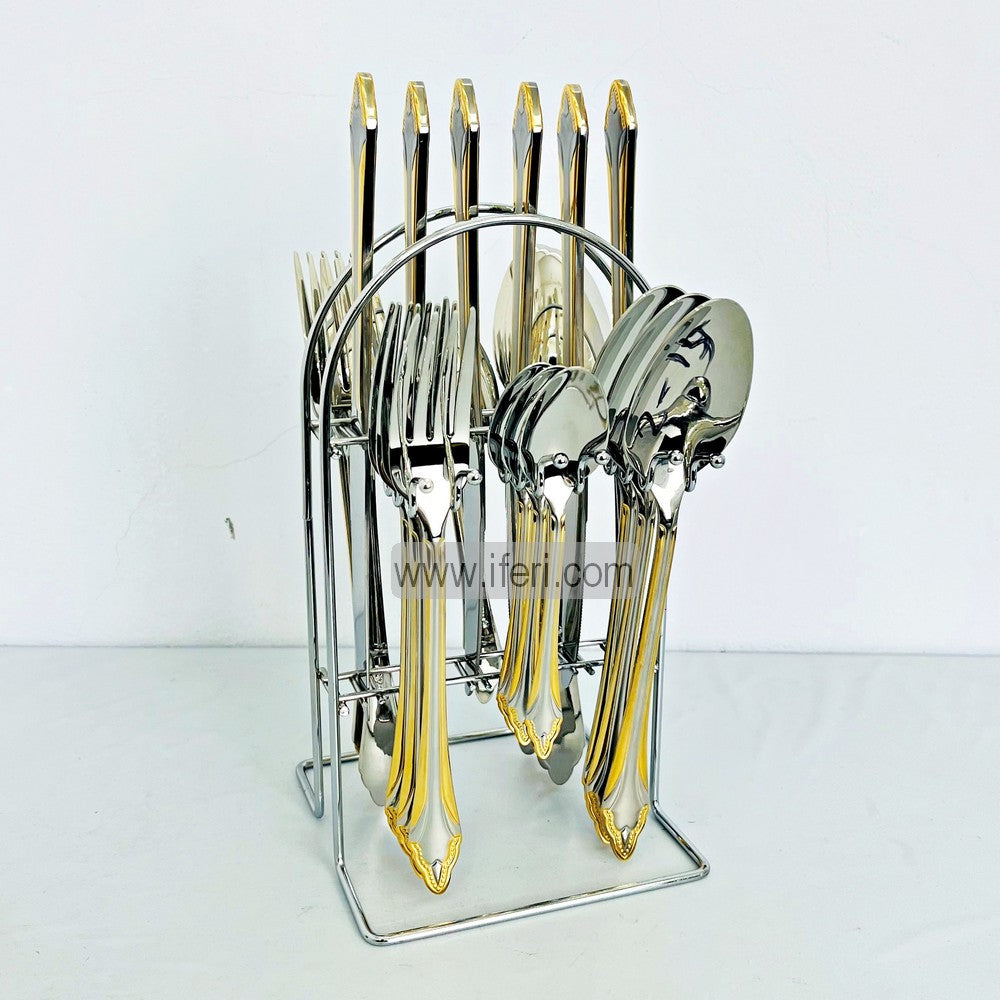 24 Pcs Stainless Steel Cutlery Set with Stand RH2287