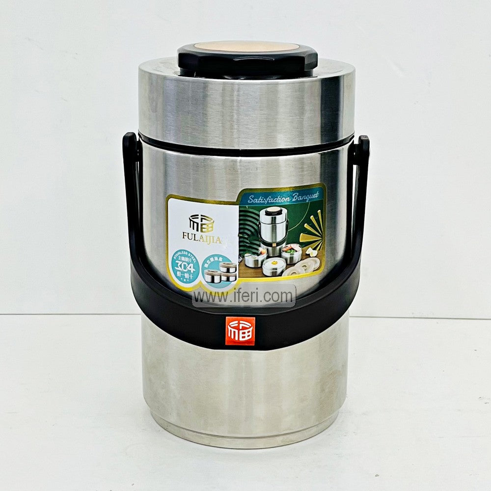 3 Layer Stainless Steel Lunch Carrier, Tiffin Carrier MT549