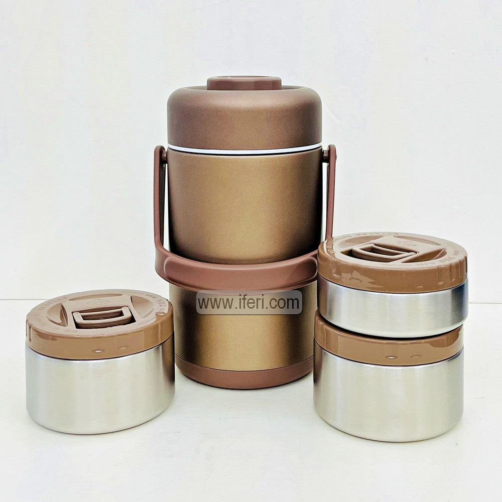 3 Layer Stainless Steel Lunch Carrier, Tiffin Carrier MT552