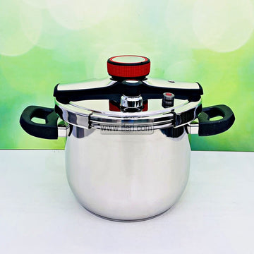 9 Liter Hi-Quality Stainless Steel Knob Type Pressure Cooker SOF001