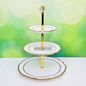 3 Tier Ceramic Cake, Dessert, Appetizer Serving Platter / Stand HR2123