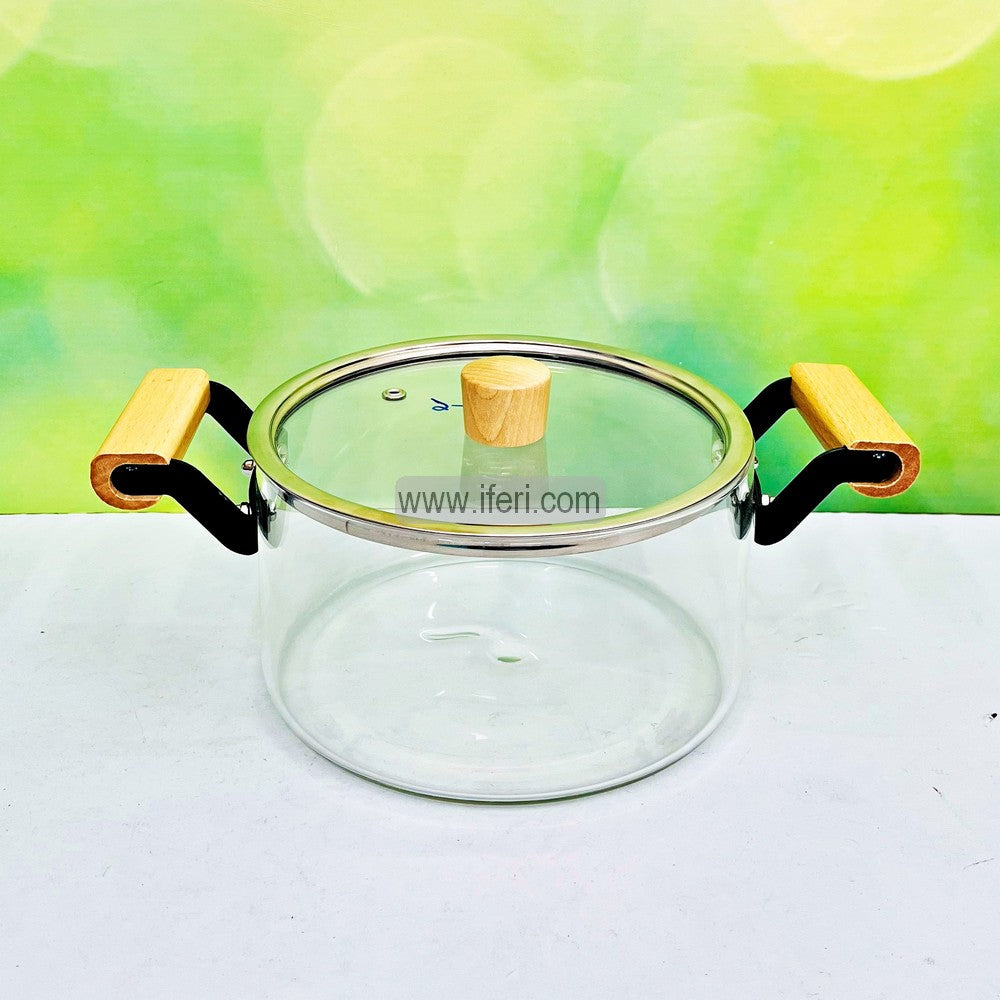 Buy Heat Resistant Borosilicate Glass Cooking Pot Online from iferi.com in Bangladesh